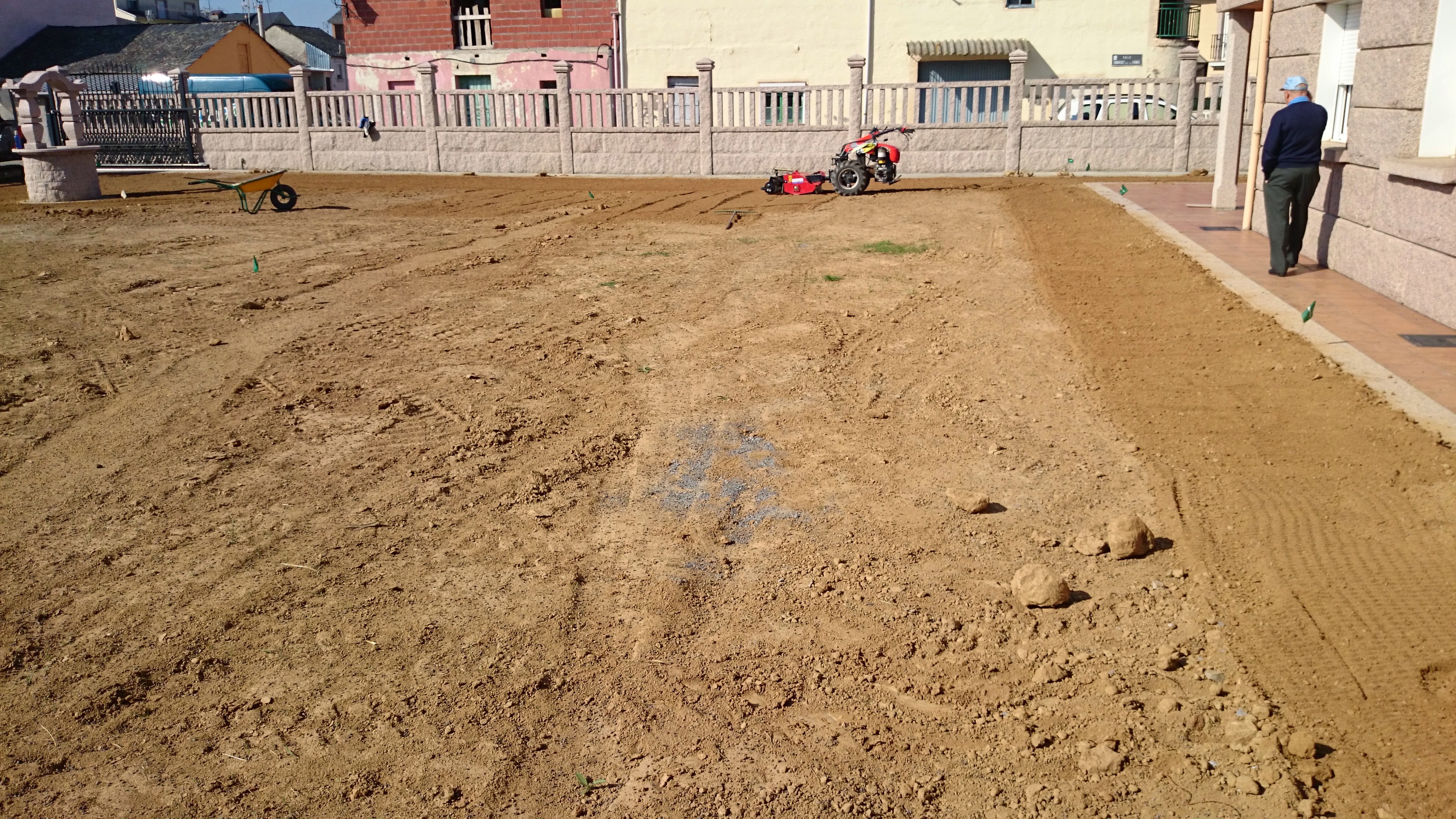 Preparación de suelo con rotocultivador